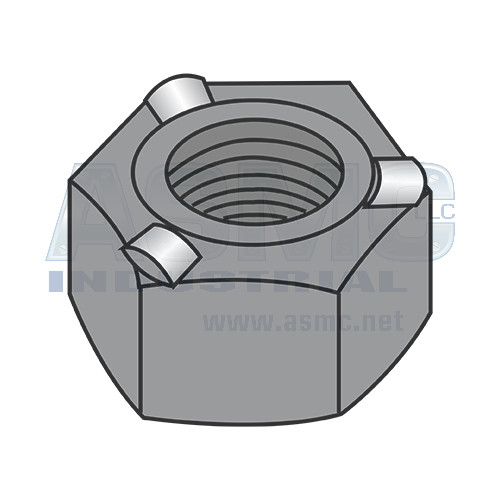 3/8-16 Hex Weld Nut With 3 Projections High Pilot Height Steel Plain