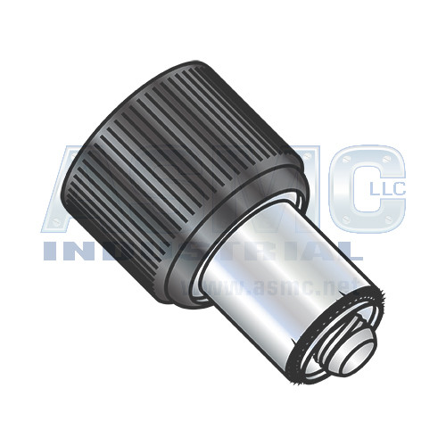 632X.210X.036 Retractable Captive Panel Fastener Press In Style Black Finish