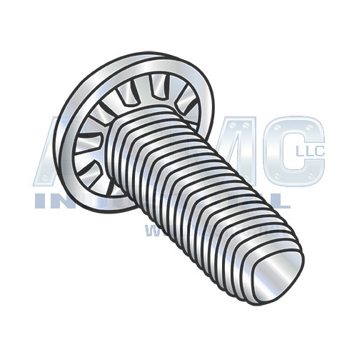 10-32X1/2 Phil Pan Taptite Alt Internal Tooth washer Thread Roll Full Thread Zinc Bake Wax