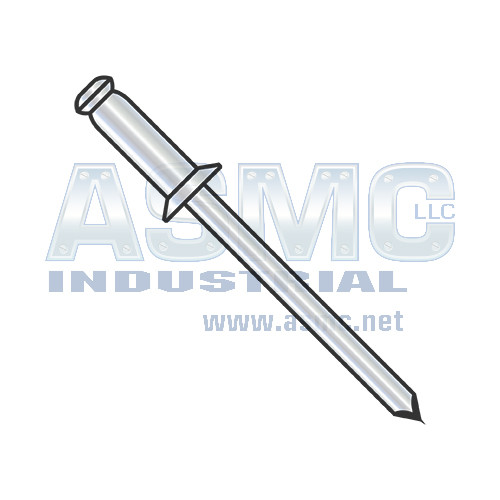 3/16X.06-.25 Countersunk Steel Rivet With Steel Mandrel