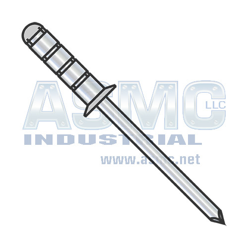 3/16X.157-.472 Steel Fix Countersunk Rivet Zinc