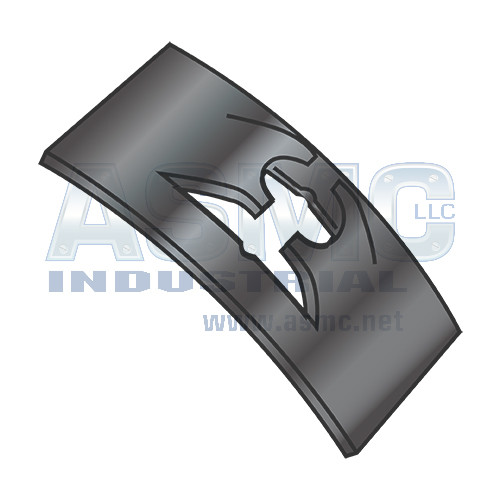 C7000-632-4 Flat Steel Spring Nut Black Phosphate