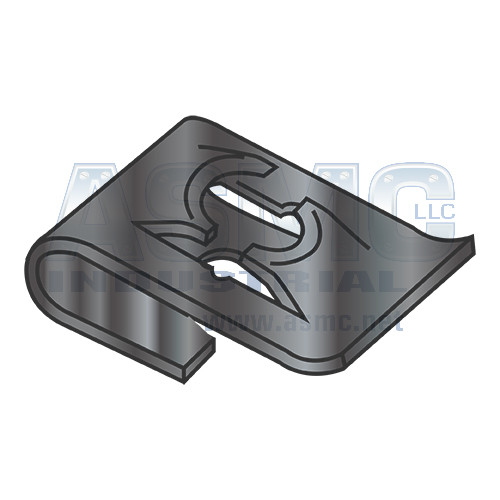 C8053-10-4 Type J Steel Spring Nut Black Phosphate
