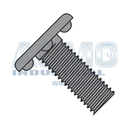 10-32X3/8 Weld Screw With Nibs Under The Head Fully Threaded Plain