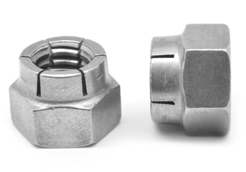 3/4-16 Fine Thread Flexloc Nut Light Hex Full Medium Carbon Steel