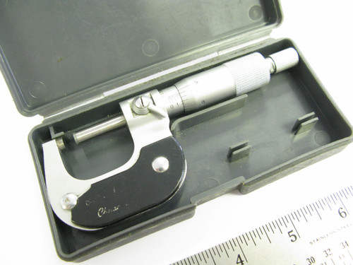 Mitutoyo Micrometer, 0-1 Inch x 0.0001 Inch