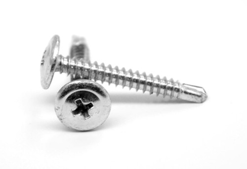 #8-18 x 1/2" (FT) BSD Thread Self Drilling Screw Phillips K-Lath #2 Point Low Carbon Steel Zinc Plated