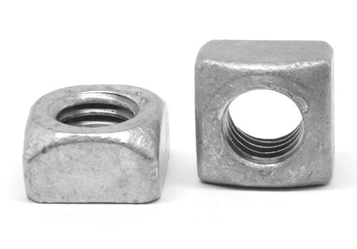 7/8"-9 Coarse Thread Grade 2 Regular Square Nut Low Carbon Steel Hot Dip Galvanized