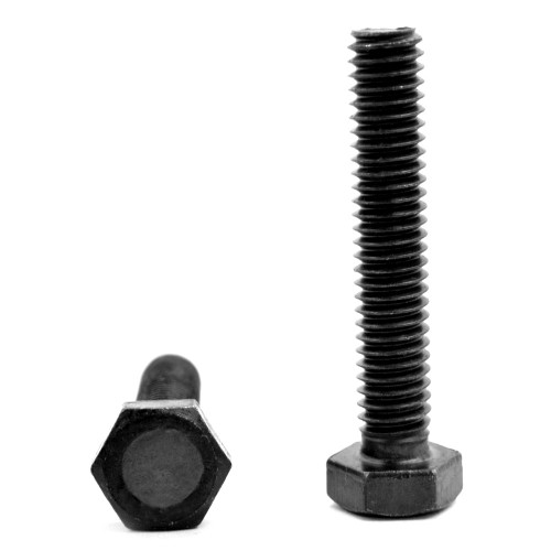 5/16-18 x 5 (FT) Coarse Thread Grade 8 Hex Tap (Full Thread) Bolt Alloy Steel Thermal Black Oxide
