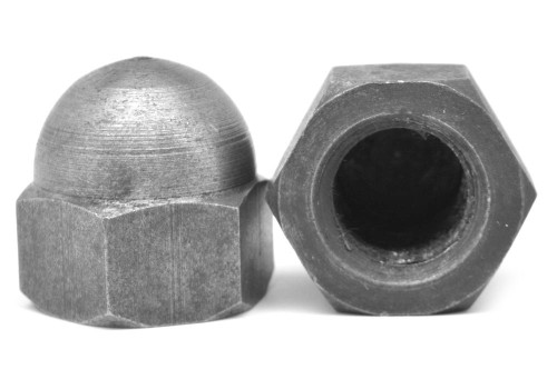 M16 x 2.00 Acorn Nut 1 Piece Low Carbon Steel Plain Finish