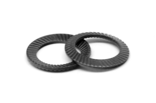 M10 Ribbed Lockwasher Medium Carbon Steel Thermal Black Oxide