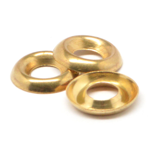 #6 Cup Washer / Countersunk Finishing Washer Brass
