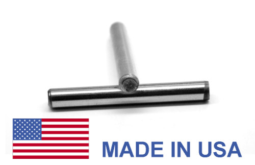 1 x 2 Dowel Pin Hardened & Ground - USA Alloy Steel Bright Finish
