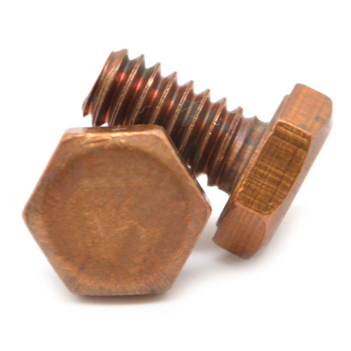 1/4-20 Brass Hex Head Cap Screws