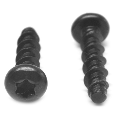 1/4-15 x 3/4 Thread Cutting Screw Hi-Low 6 Lobe Pan Head Low Carbon Steel Black Oxide