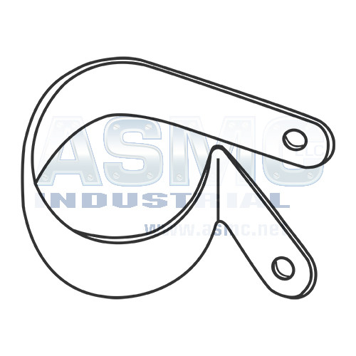 5/16X.167X.495 Standard Cable Clamps Nylon