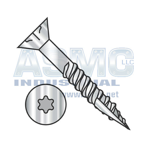 8-8X2 6 Lobe Flat Nib Coarse Thrd Type17 Exterior screw Part Thrd 18 8 Stainless Steel