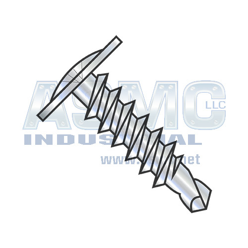 12-14X2 1/2 Phillips Modified Truss head Self Drilling Screw Full Thread Zinc and Bake