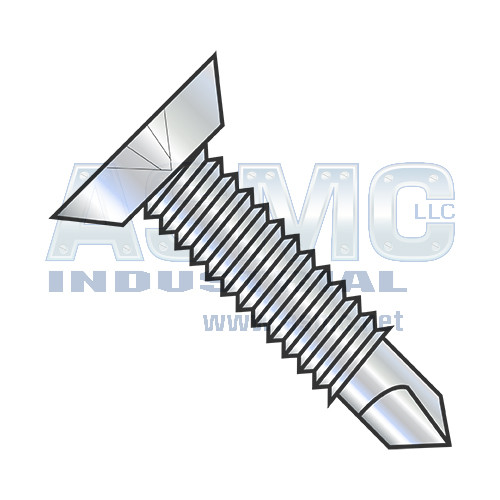 8-32X1/2 Phillips Flt Underct Full Thread Self Drill Scr Machine Sc Thread Zinc and Bake