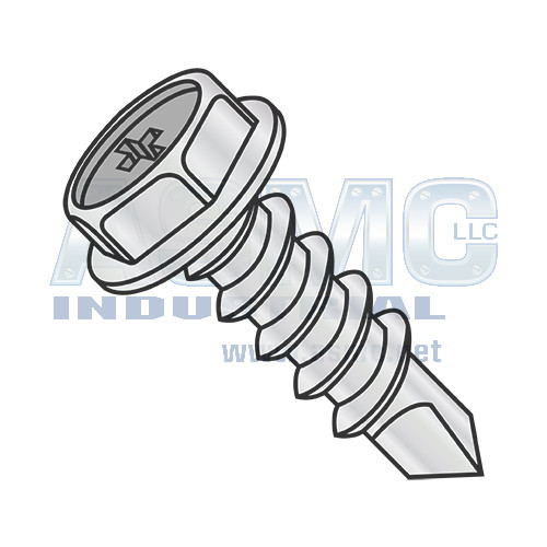 10-16X5/8 Phil Hexwasher Full Thread Self Drill Scr Zinc Nickel Bake 1000hours Salt Spray