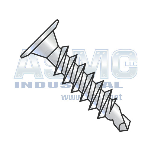 12-14X1 1/4 Phillips Wafer Head Full Thread Self Drilling Screw Zinc Bake