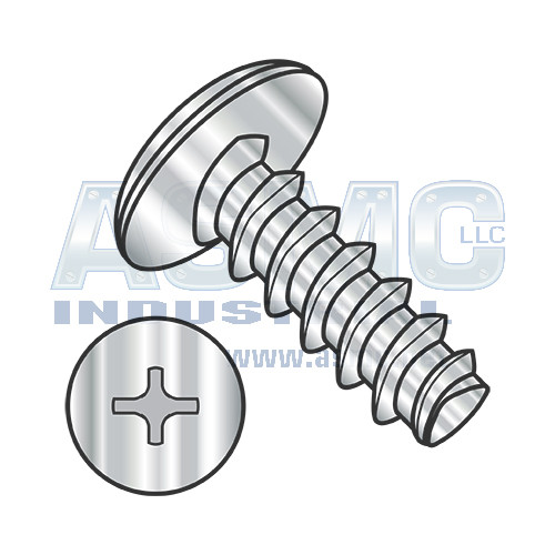 6-19X1/2 Phil Full Contour Truss Plastite Alternative 48-2 Full Thd 18 8 StainlessPassWax