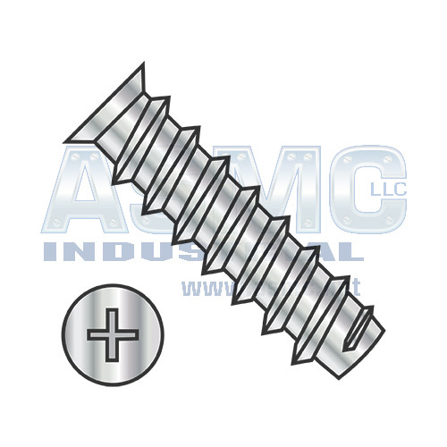 M6.3X13 Metric Phil Flat 7.0-7.3HD OD European Drawer Slide Screw Full Thd Bright Nickel