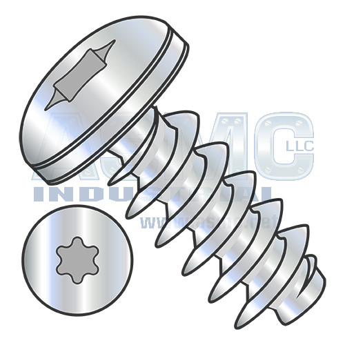 M4-1.79X6 Metric 6 Lobe Pan Head PT Alternative Fully Threaded Zinc & Bake