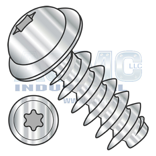 M1.6-0.67X5 Metric 6 Lobe Round Washer PT Alternate 30 Degree Full Thread A2 Stainless Steel