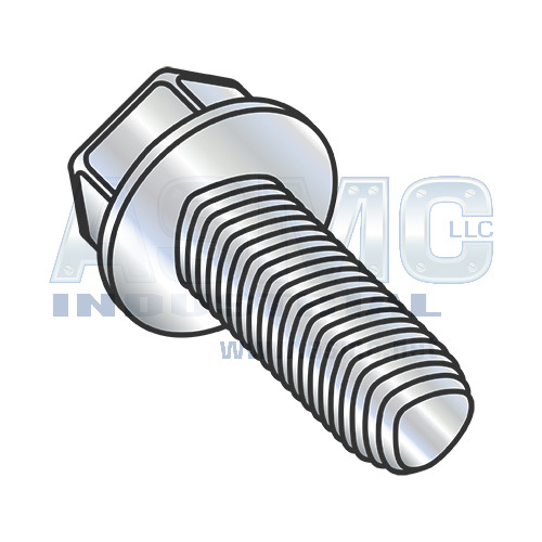 5/16-18X3 Unslot Ind Hexwash Taptite Alternative Thread Roll Screw Full Thrd Zinc Bake Wax