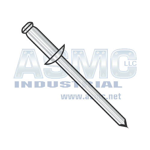 3/16X .876-1.0 Stainless Steel Rivet With Stainless Steel Mandrel