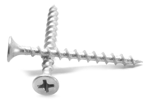 6 x 1-1/2 Drywall Screw, Coarse Thread, Steel, Phosphate Coated, Phillips  Drive