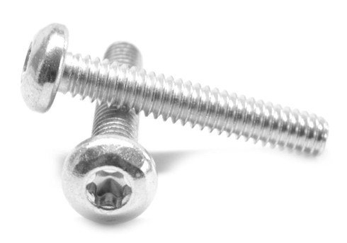 Round Head Slotted Machine Screw 18-8 Stainless Steel, 10-32 x 1.0 L 100 Pcs