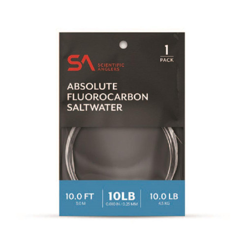 ABSOLUTE FLUOROCARBON SALTWATER 10 FOOT LEADER