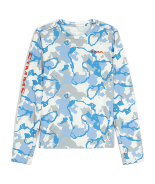 K's Solar Tech Crew Neck-Regiment Camo Ocean