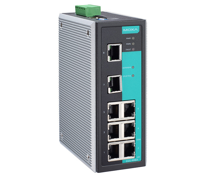 Moxa EDS-408A Series Managed Industrial Ethernet Switches