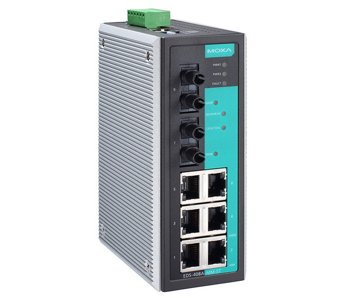 Moxa EDS-408A Series Managed Industrial Ethernet Switches