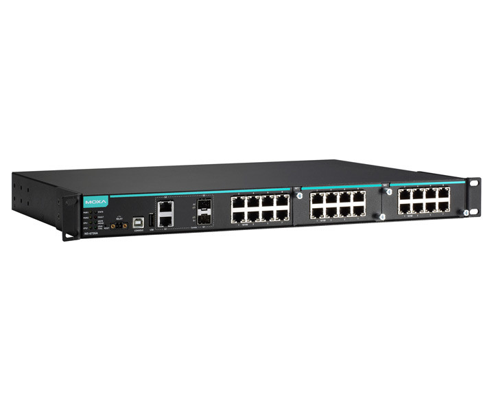 Moxa IKS-6726A and IKS-6728A Series Rackmount Ethernet Switches