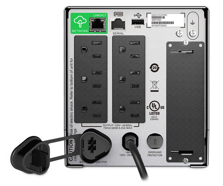 APC Smart-UPS Uninterruptible power supply Part Number SMT750