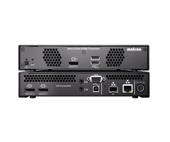 Matrox Extio 3 N3208 Dual Transmitter Appliance Part Number XTO3