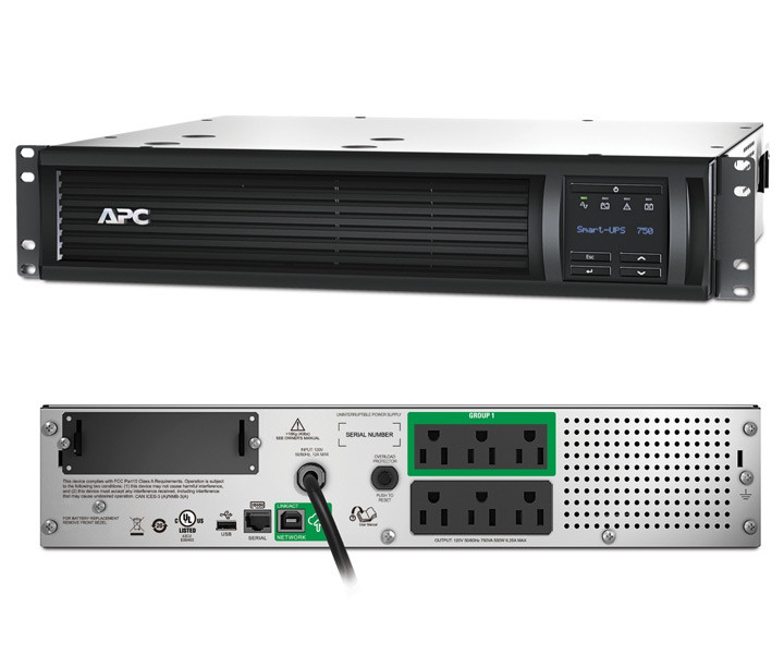 APC Smart-UPS Uninterruptible power supply Part Number SMT750RM2U