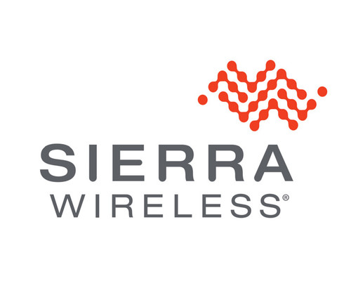 Sierra Wireless logo featuring a red, connected-dot graphic above the company name.