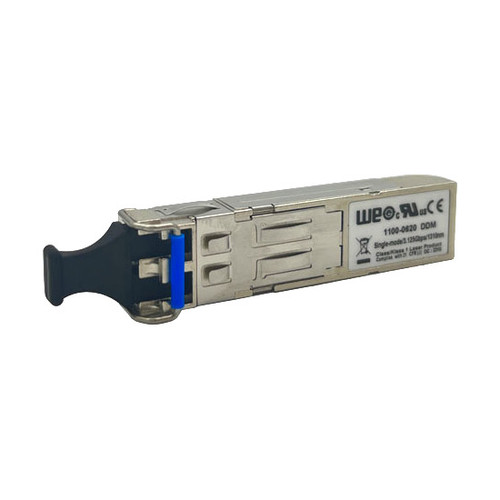 Westermo 2.5Gb SFP Transceiver with label reading "1100-0620 DDM".