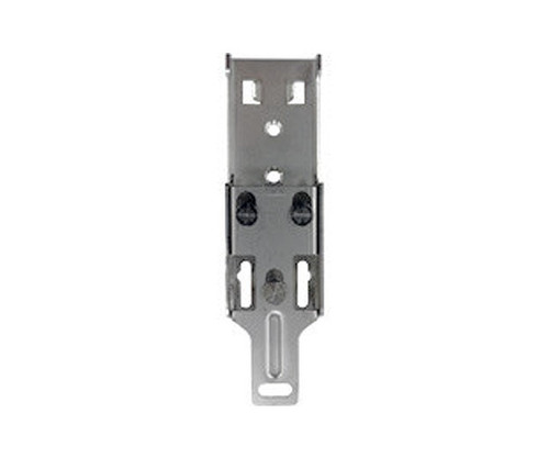 Metallic DIN-Rail mounting kit with slotted holes and screws.