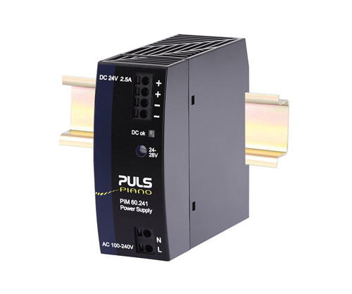 PULS PIANO PIM 60.241 Power Supply mounted on a DIN rail.