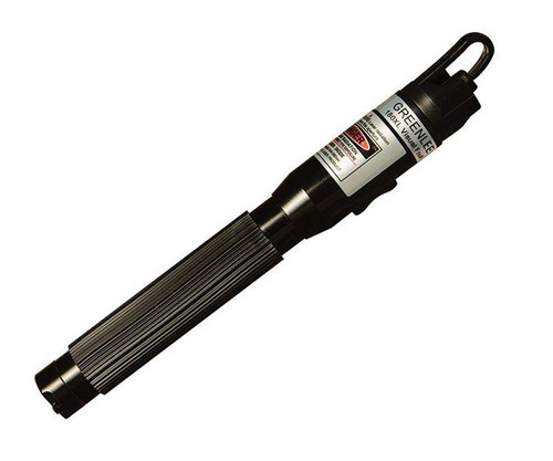 Greenlee 180XL Visual Fault Locator pen-style fiber optic tester device.