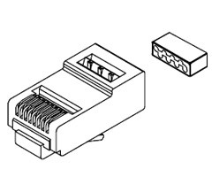 111-08080090L34 Modular RJ45 Plug