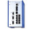 RSP switches industrial networking device with multiple Ethernet and power ports.