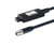 ACA 21-M12 adapter with a rectangular sensor block and an M12 connector cable.