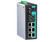 Moxa EDS-309-3M-ST industrial Ethernet switch with fiber and copper network ports.